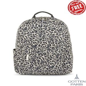 Soft Saffiano Backpack with Top Zippered Main